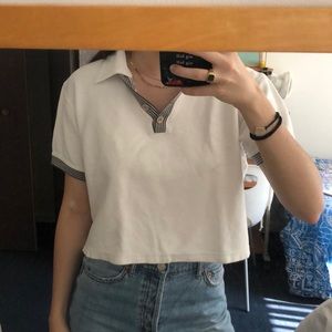 80s polo top